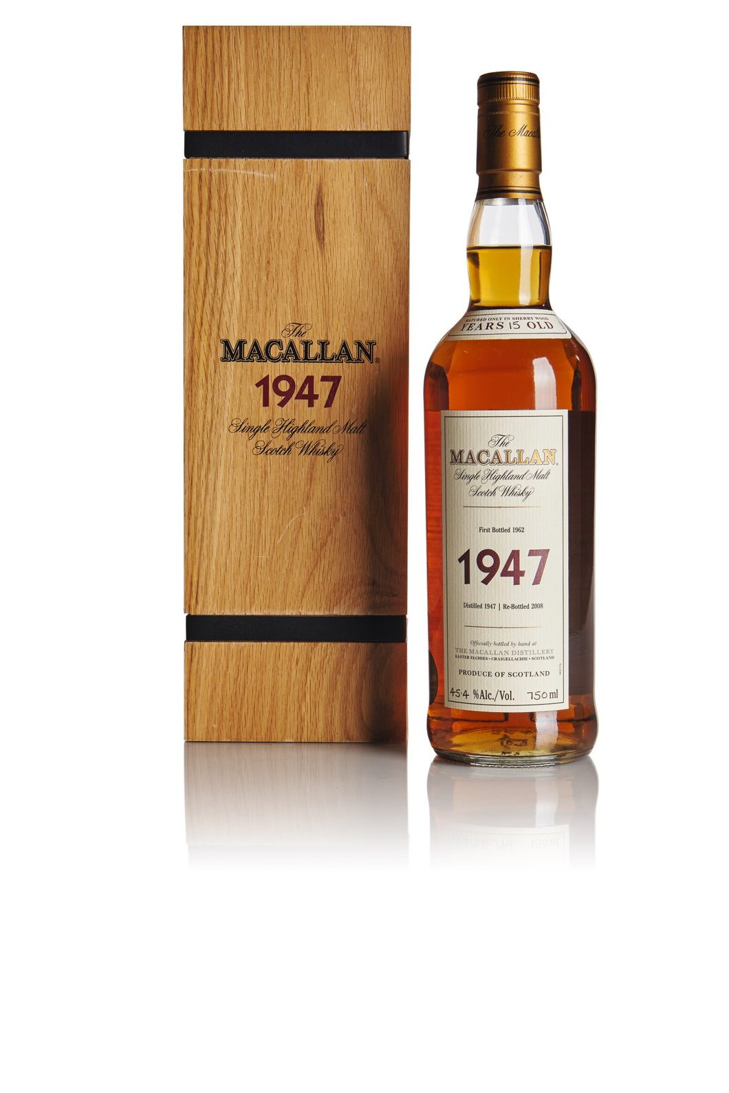The Macallan Fine & Rare Scotch Single Malt 1947 15 Year 750ml