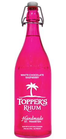 TOPPER'S RHUM WHITE CHOCOLATE RASPBERRY 1 Liter